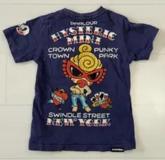 【訳アリ】HYSTERIC MINI ネイビー Tシャツ 100cm
