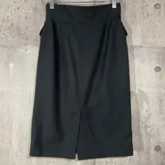 668 GIVENCHY ジバンシー ベルテッドスカート グレー 36 S