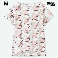 新品未使用　Ｍ　ユニクロ　スカンジナビアンパターン　グラフィック　Ｔシャツ　半袖
