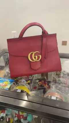 GUCCI 2wayマーモント ゴールド金具 GUCCIショルダーバッグ