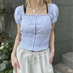 sedacle girl パフスリーブホックブラウス