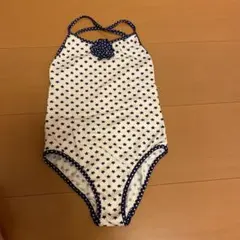 Bonpoint 星柄 ワンピース水着 8サイズ　花付き
