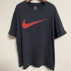Nike ナイキ ブラック Tシャツ 赤いスウッシュ 3XL