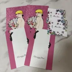 Dior ポストカード ノベルティ 2セット