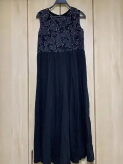 tevalt ロングワンピース　ドッキングワンピ　Mサイズ