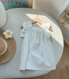 フリルショルダーワンピース