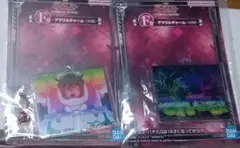 一番くじ フィーバー機動戦士ガンダムユニコーン F賞 アクリルチャーム 2点