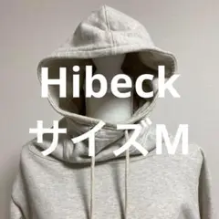 Hibeckフード付きグレー スウェットシャツMトップス トレーナー
