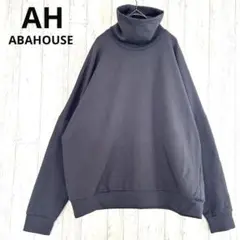 アバハウス ABAHOUSE ハイネック トレーナー【F】プルオーバー 無地