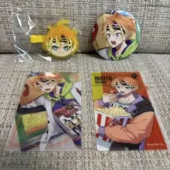 18TRIP エイトリ　五十竹あく太　缶バッジ　前髪クリップ　クリアシート