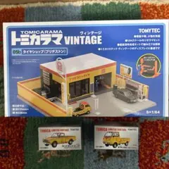 トミカラマ ヴィンテージ　ブリヂストンタイヤとヨコハマタイヤのセット Amazon | トミカラマ ヴィンテージ 1/64 05a タイヤショップ