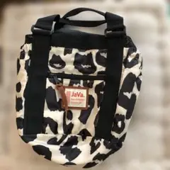 美品 人気JaVa レオパード柄バック 巾着ショルダーらZOZOフェス野外