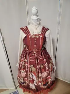 【タグ付き新品未使用】クマちゃん柄ジャンパースカート