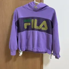 FILA フード 付き 紫 トレーナー130