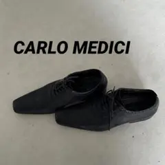 CARLO MEDICI 黒 ビジネスシューズ　　靴　25センチ　カルロメディチ