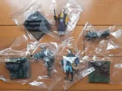 未開封品　水戸黄門　フィギュア　黄金の湯　7種17体 水戸黄門フィギュア 黄金の湯 全種類 一部開封品