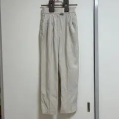 新品未使用タグ付き　H&M スラックス　パンツ　夏　オフホワイト　クリーム