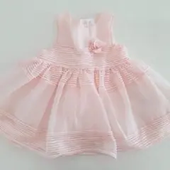H&M　ドレス 　子供用ドレス　6〜9month　ピンク