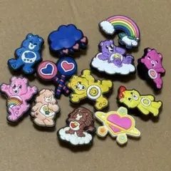 新品未使用 ケアベア ジビッツ　セット クロックス
