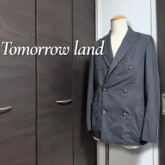 TOMORROW LAND ダブルボタン ウールテーラードジャケット 48