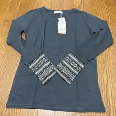 e.r.g* グレー 長袖 Tシャツ Lサイズ
