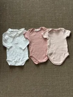 E*y様 ボンポワン　肌着３枚セット　３Mと６M