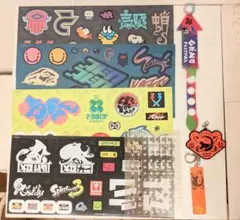 スプラトゥーン ステッカー　一番くじ　グッズセット