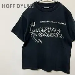 ホフディラン Tシャツ　グッズ　ブラック×シルバー　COMPUTER