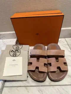 エルメスサンダルシプレ38 即決でのおまとめ買いのみお値下げ可☻︎専用 HERMES サンダル シプレ38【1度着用】 - メルカリ