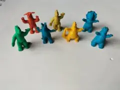 怪獣消しゴム　７体