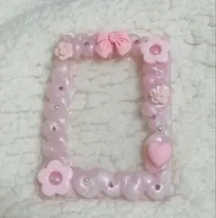 ホイップデコトレカケース 〈ピンクパール〉