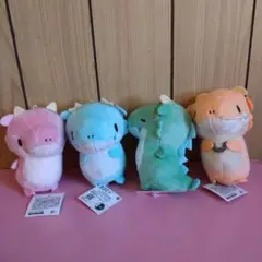 最終値下 かいじゅうせかいせいふく マスコットBC 全4種