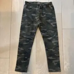 UNIQLO迷彩柄ロングレギュパンツ 100cm