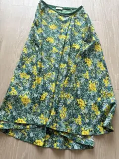 Ballsey フラワープリント フレアスカート