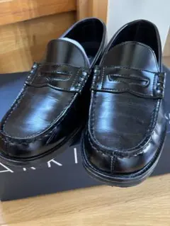 CHARLES 黒 ローファー 24.0