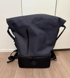 美品アルパカ ロールトップリュック SHIFTPACK グレー レインカバー付