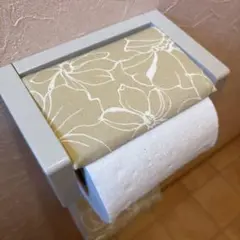 3066【2点100円、3点200円引き】花柄トイレットペーパーカバー