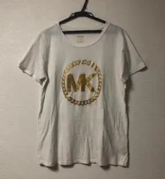 貴重 正規品 MK マイケルコース Tシャツ ビッグロゴ ホワイト