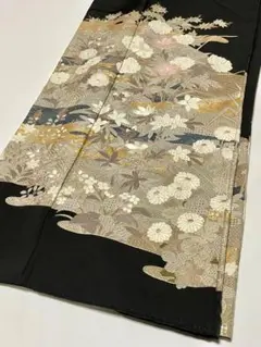 美品 和服礼装正絹 中国伝統工芸品 汕頭.蘇州.相良刺繍 留袖(比翼)早い者勝ち
