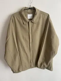 FREAK'S STORE リネンライクコーチジャケット　ベージュ