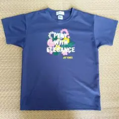 YONEX 花柄シャツ ネイビー