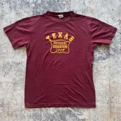 Champion バータグ Tシャツ Mサイズ エンジ色