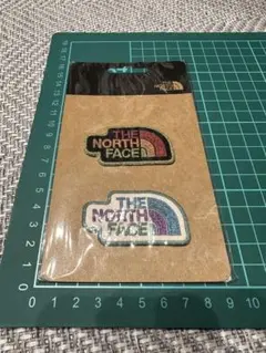 正規THE NORTH FACE ロゴワッペン 2枚セット