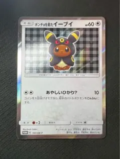ポンチョを着たイーブイ（ブラッキー） PROMO SM-Pプロモカード