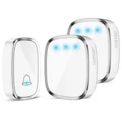 ワイヤレスチャイム 玄関ドアベル 呼び鈴 呼び出しチャイム 電池式