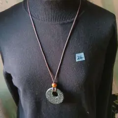 円形ペンダント ネックレス