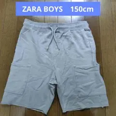 ZARA BOYS ハーフパンツ 薄グレー 150cm