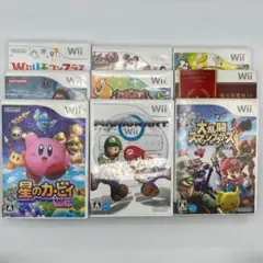 Wii ゲームソフト 9本 動作確認済み マリオ カービィ スマブラ 桃鉄 など