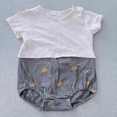 バナナ柄ロンパース 80cm