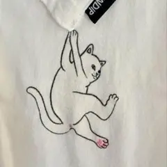 RIPNDIP リップンディップ Tシャツ ぶら下がりネコ　Sサイズ